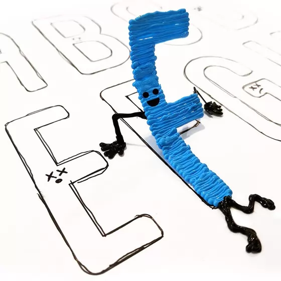 3D-Ручка 3Doodler Create Plus   Для Професійного Користування - Синя
