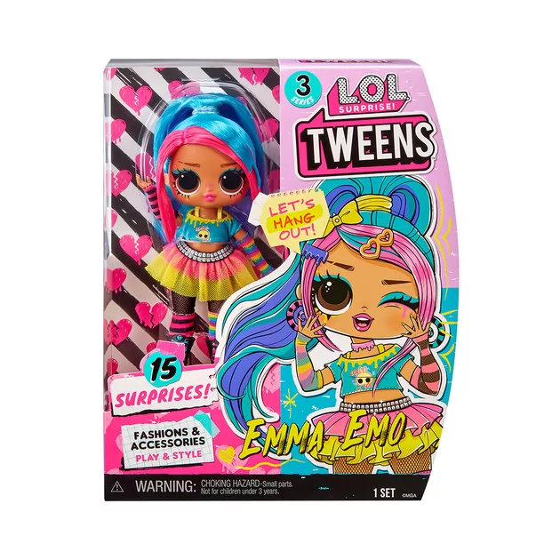Ігровий набір з лялькою L.O.L. Surprise! серії Tweens" S3 &ndash; Емма Емо"