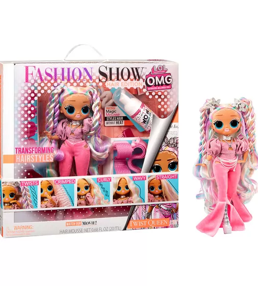 Ігровий набір з лялькою L.O.L. Surprise! серії O.M.G. Fashion show" – Модна зачіска Королеви Твіст" - 584292_1.jpg - № 1