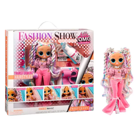 Игровой набор с куклой L.O.L. Surprise! серии O.M.G. Fashion show" – Модная прическа Королевы Твист"