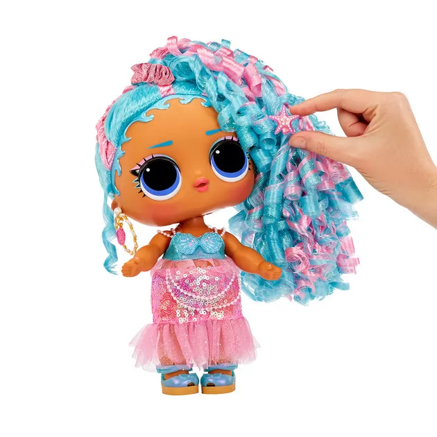 Игровой набор с мегакуклой L.O.L. Surprise! серии Big Baby Hair Hair Hair" &ndash; Королева Всплеск"