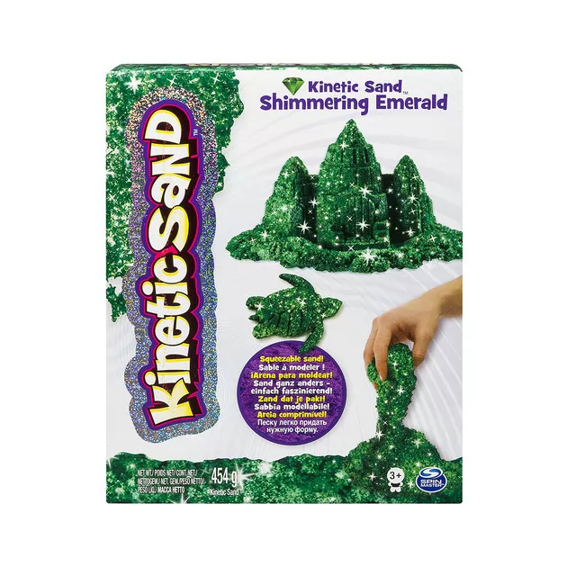 Пісок Для Дитячої Творчості - Kinetic Sand Metallic (Зелений)