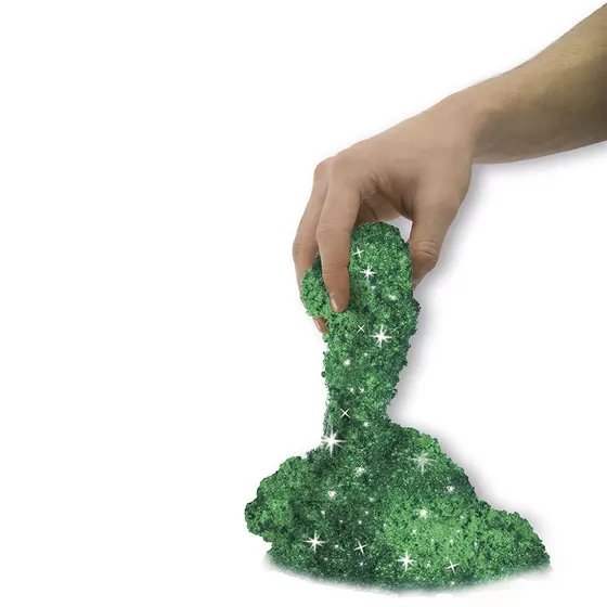 Песок Для Детского Творчества - Kinetic Sand Metallic (Зеленый)