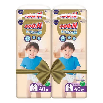 Підгузки GOO.N Premium Soft для дітей (розмір 5(XL), 12-20 kg, 160 шт)