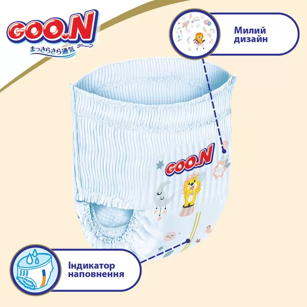 Трусики-подгузники GOO.N Premium Soft для детей (размер 3(M), 7-12 kg, 150 шт)