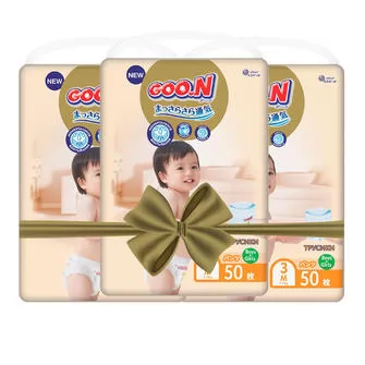 Трусики-підгузники GOO.N Premium Soft для дітей (розмір 3(M), 7-12 kg, 150 шт)