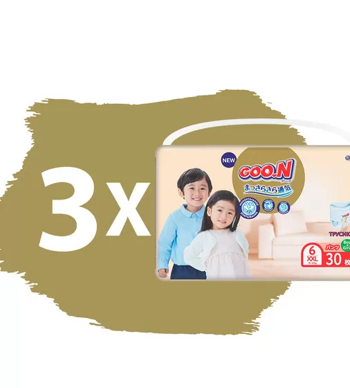 Трусики-подгузники GOO.N Premium Soft для детей (XXL, 15-25 kg, 90 шт) - 863230-3_2.jpg - № 2