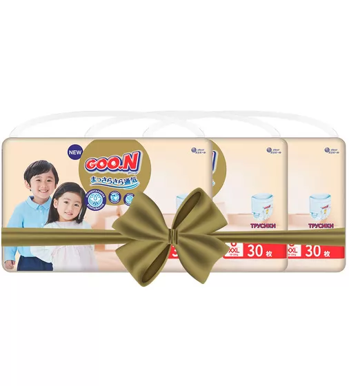 Трусики-подгузники GOO.N Premium Soft для детей (XXL, 15-25 kg, 90 шт) - 863230-3_1.jpg - № 1