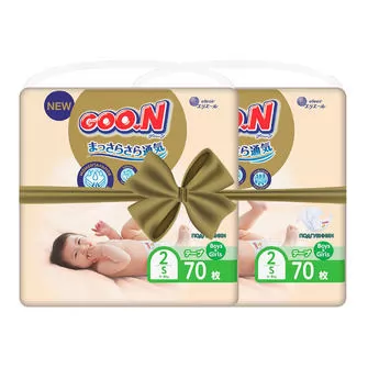 Підгузки GOO.N Premium Soft для дітей (розмір 2(S), 4-8 kg, 140 шт)
