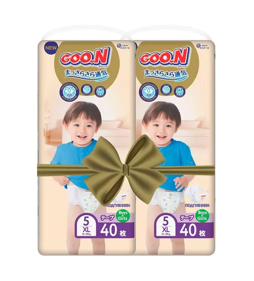 Підгузки GOO.N Premium Soft для дітей (XL, 12-20 kg, 80 шт) - 863226-2_1.jpg - № 1