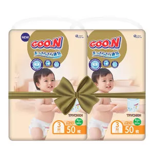 Трусики-підгузки GOO.N Premium Soft для дітей (M, 7-12 kg, 100 шт)