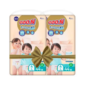 Трусики-підгузники GOO.N Premium Soft для дітей (розмір 4(L), 9-14 kg, 88 шт)