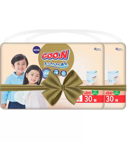 Трусики-подгузники GOO.N Premium Soft для детей  (XXL, 15-25 kg, 60 шт) - 863230-2_1.jpg - № 1