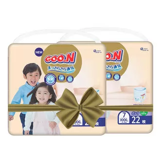 Трусики-підгузки GOO.N Premium Soft для дітей (розмір 7(3XL), 18-30 kg, 44 шт)