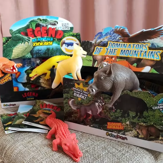 Стретч-іграшка у вигляді тварини – Повелителі гір