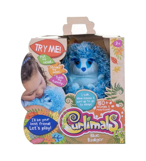 Интерактивная игрушка Curlimals – Барсук Блу - 3710_11.jpg - № 11