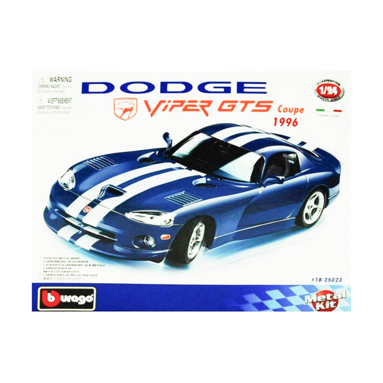 Авто-Конструктор - Dodge Viper Gts Coupe (1996) (1:24)