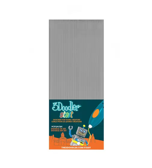 Набор Стержней Для 3D-Ручки 3Doodler Start (Серый) - 3DS-ECO08-GREY-24_1.jpg - № 1