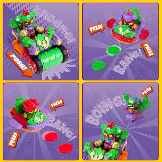 Игровой набор Superthings «Kazoom Kids» S1 – Спайк-роллер Кактус