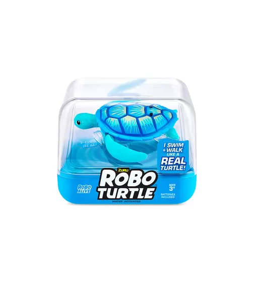 Интерактивная игрушка Robo Alive – Робочерепаха (голубая) - 7192UQ1-1_1.jpg - № 1