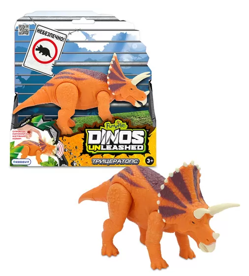 Интерактивная игрушка Dinos Unleashed серии Realistic" S2 – Трицератопс" - 31123V2_6.jpg - № 6