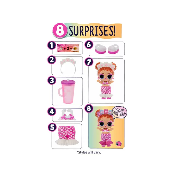 Игровой набор с куклой L.O.L. Surprise! – Солнечное превращение