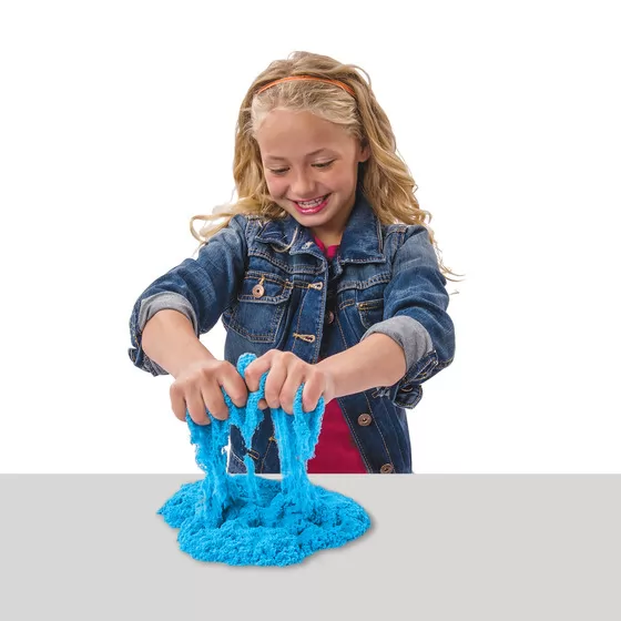 Пісок Для Дитячої Творчості - Kinetic Sand Neon (Блакитний)