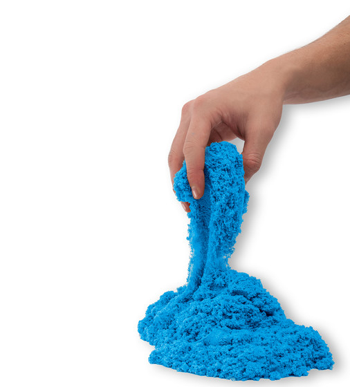 Пісок Для Дитячої Творчості - Kinetic Sand Neon (Блакитний) - 71401B-1_3.jpeg - № 4