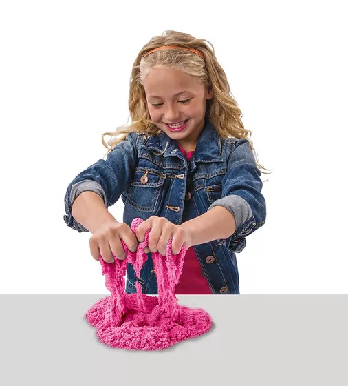 Песок Для Детского Творчества - Kinetic Sand Neon  (Розовый) - 71401Pn-1_4.jpg - № 4