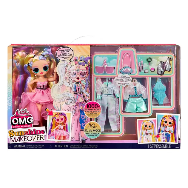 Игровой набор с куклой L.O.L. Surprise! серии O.M.G. Sunshine Makeover" &ndash; Большой сюрприз"