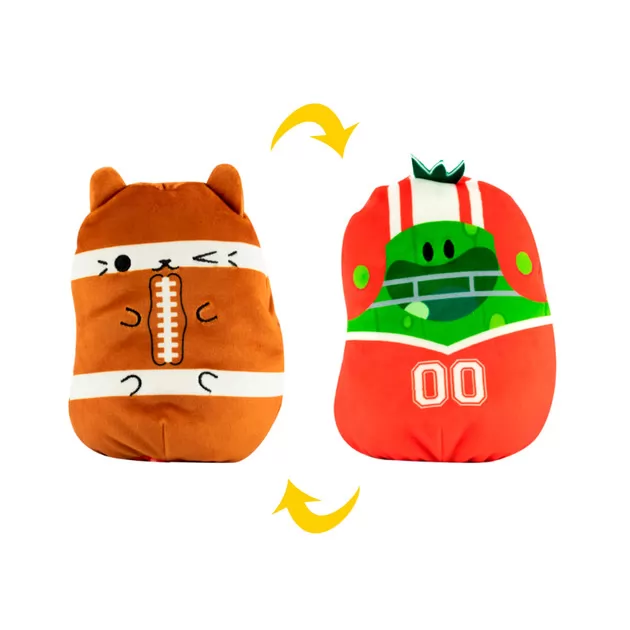 М&rsquo;яка іграшка Cats Vs Pickles 2 в 1 &ndash; Котик та огірок Спортсмени