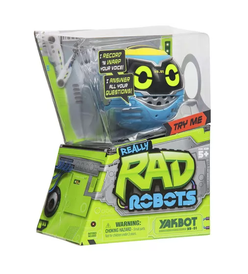 Интерактивная Игрушка-Робот Really R.A.D. Robots  - Yakbot (Синий) - 27801_7.jpg - № 7