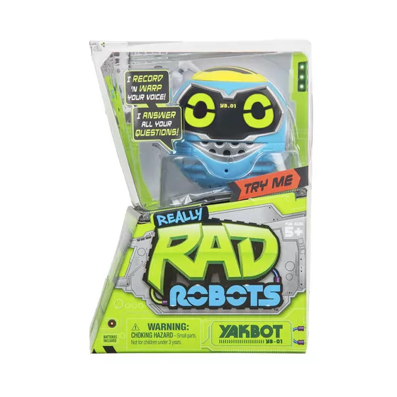 Интерактивная Игрушка-Робот Really R.A.D. Robots  - Yakbot (Синий)