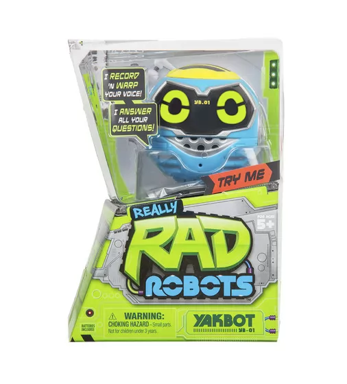 Интерактивная Игрушка-Робот Really R.A.D. Robots  - Yakbot (Синий) - 27801_6.jpg - № 6
