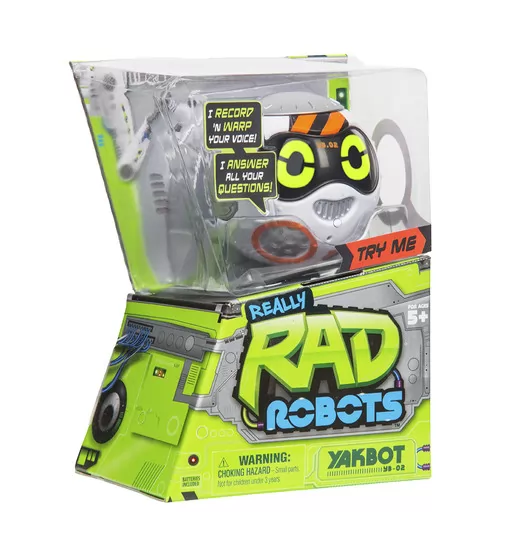 Интерактивная Игрушка-Робот Really R.A.D. Robots   - Yakbot (Белый) - 27802_7.jpg - № 7