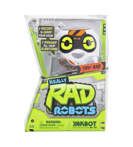 Интерактивная Игрушка-Робот Really R.A.D. Robots   - Yakbot (Белый) - 27802_6.jpg - № 6