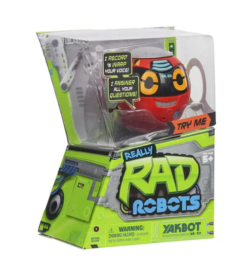 Интерактивная Игрушка-Робот Really R.A.D. Robots  - Yakbot (Красный) - 27803_8.jpg - № 8