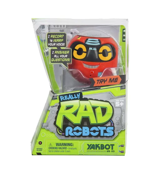 Интерактивная Игрушка-Робот Really R.A.D. Robots  - Yakbot (Красный) - 27803_7.jpg - № 7