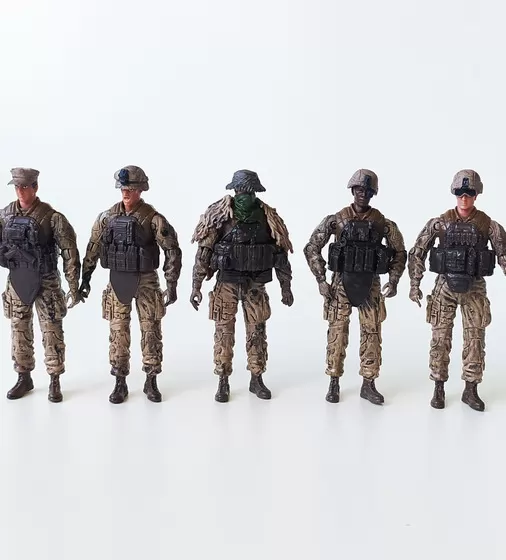 Игровой набор фигурок солдат ELITE FORCE  — РАЗВЕДКА (5 фигурок, аксесс.) - 101854_3.jpg - № 3