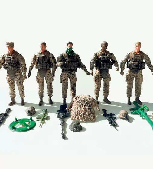 Игровой набор фигурок солдат ELITE FORCE  — РАЗВЕДКА (5 фигурок, аксесс.) - 101854_4.jpg - № 4