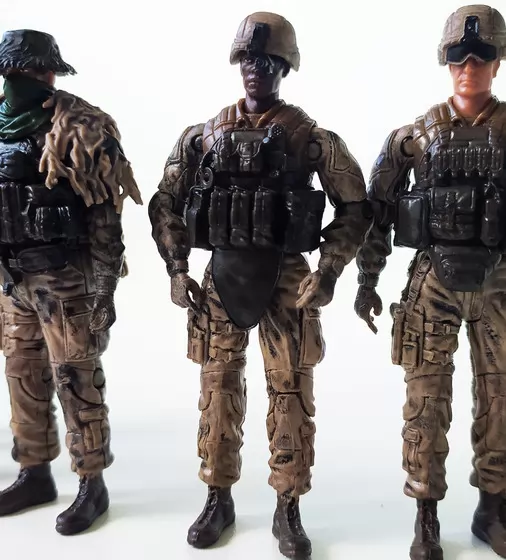 Игровой набор фигурок солдат ELITE FORCE  — РАЗВЕДКА (5 фигурок, аксесс.) - 101854_8.jpg - № 8