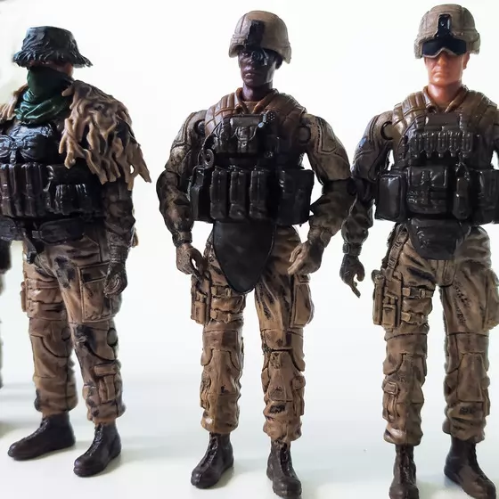 Игровой набор фигурок солдат ELITE FORCE  — РАЗВЕДКА (5 фигурок, аксесс.)