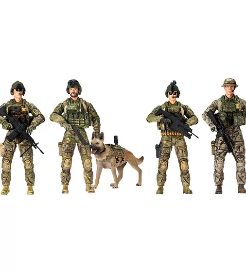 Игровой набор фигурок солдат ELITE FORCE — РЕЙНДЖЕРЫ (5 фигурок, аксесс.) - 101855_2.jpg - № 2