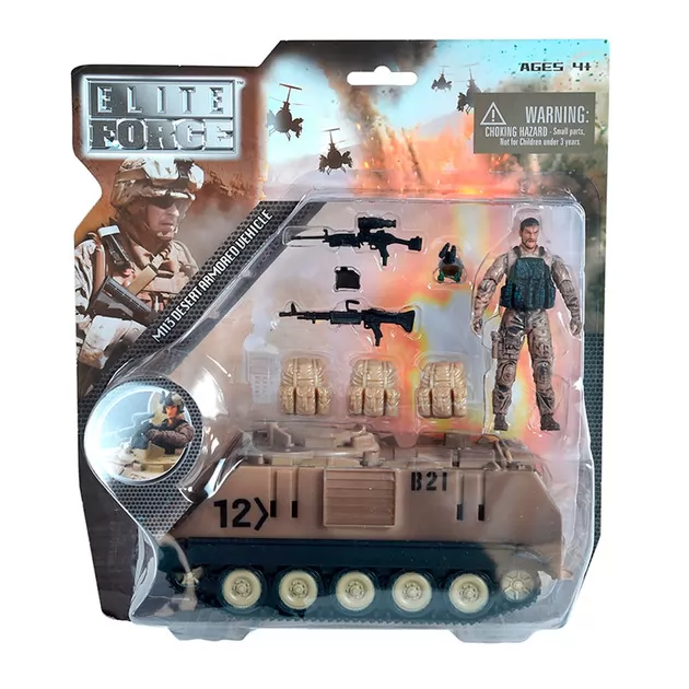REPUBLIC ELITE FORCES 6体セット Игровой набор ELITE FORCE —БРОНЕТРАНСПОРТЕР M113 (БТР, фигурка