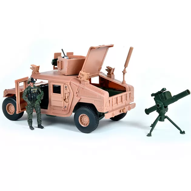 Игровой набор ELITE FORCE &mdash; БРОНЕАВТОМОБИЛЬ HUMVEE M1114 (машина, фигурка, аксесс.)