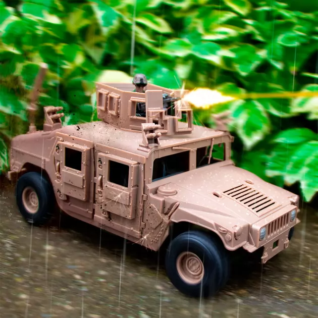 Игровой набор ELITE FORCE &mdash; БРОНЕАВТОМОБИЛЬ HUMVEE M1114 (машина, фигурка, аксесс.)