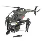 Игровой набор ELITE FORCE &mdash;МНОГОФУНКЦИОНАЛЬНЫЙ ВЕРТОЛЕТ MH-6  (вертолет, мотоцикл, фигурки, аксесс.) - 101860_2.jpg - № 2