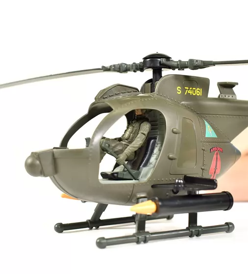 Игровой набор ELITE FORCE —МНОГОФУНКЦИОНАЛЬНЫЙ ВЕРТОЛЕТ MH-6  (вертолет, мотоцикл, фигурки, аксесс.) - 101860_6.jpg - № 6
