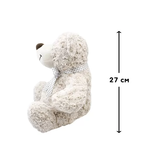 M'як. ігр. – Ведмідь (білий, з бантом, 27 cm) - 2503GMT_2.jpg - № 2
