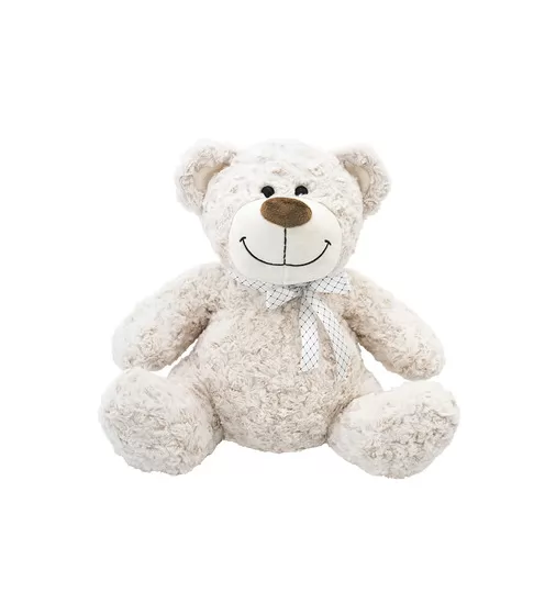 M'як. ігр. – Ведмідь (білий, з бантом, 27 cm) - 2503GMT_1.jpg - № 1